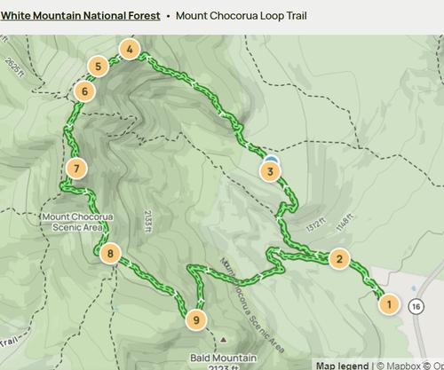 Mt. Chocorua Loop Hike