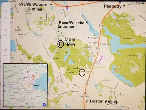 2.5 Mile Easy Hike/Swim in Breakheart Reservation