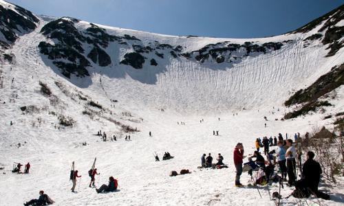 For lunch: a bowl of Tuckerman's Ravine.