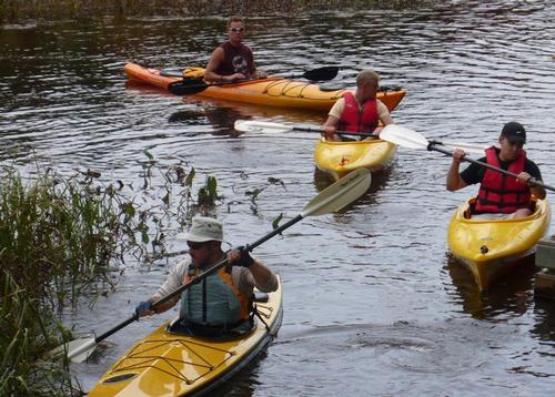 Kayaking the Moose River in Old Forge