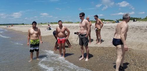 Bluff Point Hike and Swim in CT Sound
