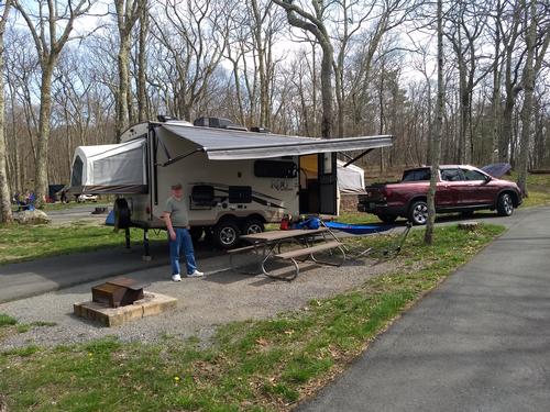 Night 1: Camping in Lewis Mountain Campground Shenandoah