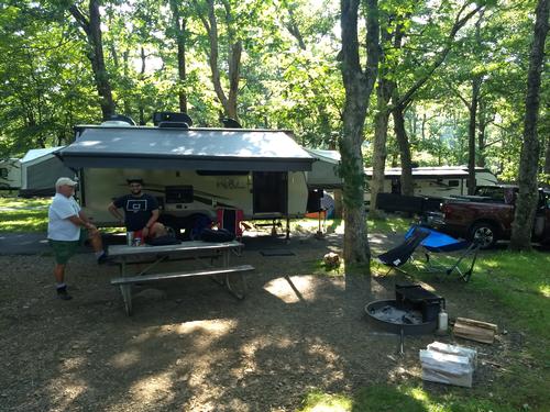 Jul 26th: 2nd Night, Big Meadows Campground, Shenandoah NP