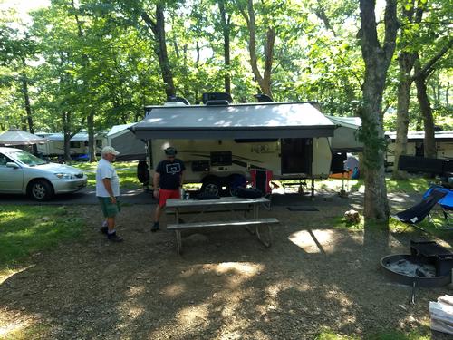 Aug 24th: 3rd Night, Big Meadows Campground, Shenandoah NP