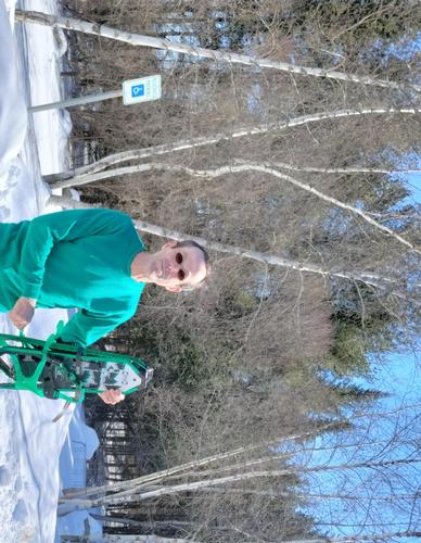 Winooski breakfast and snowshoeing in Milton Town Forest