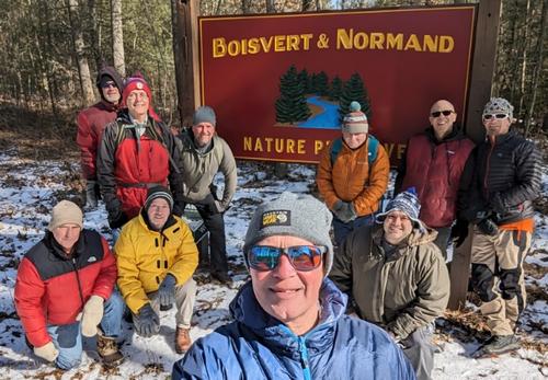 BOISVERT & NORMAND NATURE PRESERVE WINTER HIKE & MEAL 